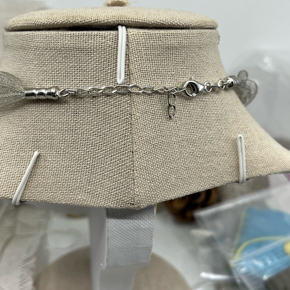 Vintage Milor Italy 925 Sterling Silver Mesh Collar Necklace 16-18" Adjustable - Picture 11 of 17